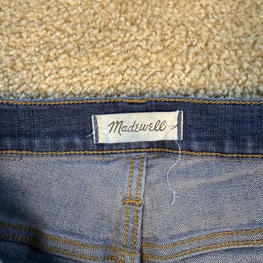 Madewell Roadtripper 10 Inch High Rise Skinny Jeans Womens Size 24 Blue F596 - Picture 4 of 14
